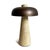 Contemporary Porcini Travertine Bronze Table Lamp For Sale - Image 3 of 9