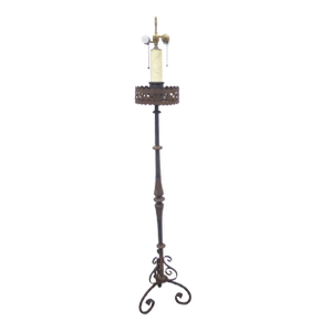 18th Century Continental Iron Floor Lamp