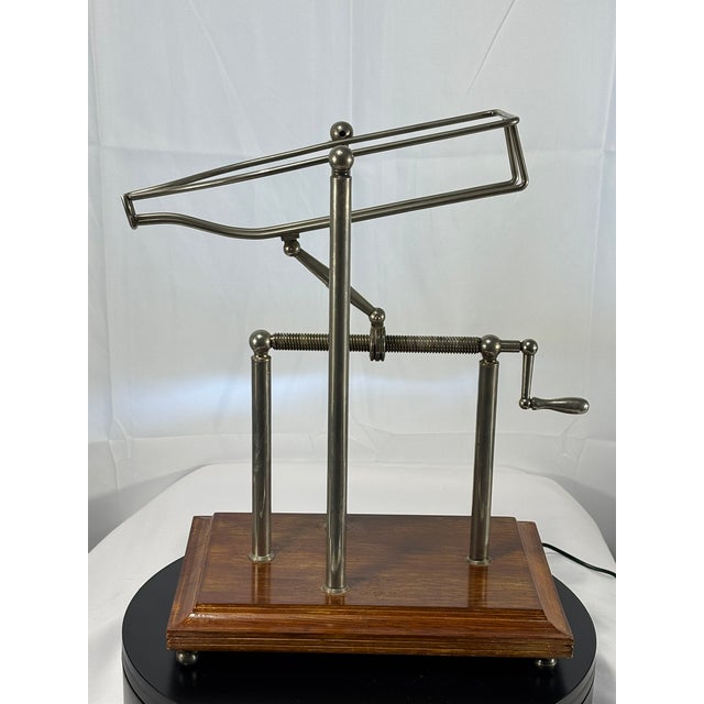 Vintage Mechanical Wine Presentation & Pouring Stand For Sale In Cleveland - Image 6 of 17