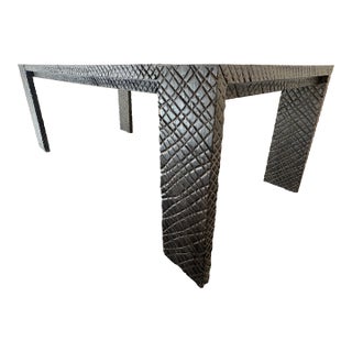 Rh Kendari Rectangular Dining Table – 84" Timothy Oulton | Solid Hand-Carved Suar Wood | Discontinued Rh Collection For Sale