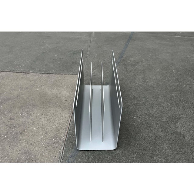 Minimalist Aluminum Magazine Rack by Norman Foster for Helit, Germany, 1990s For Sale - Image 18 of 18