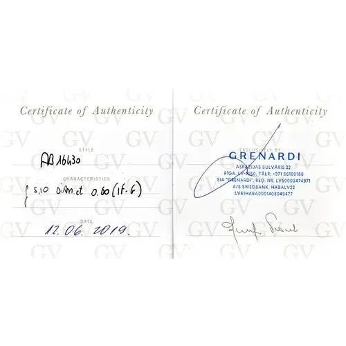 Gold Ring with Diamonds by Giorgio Visconti., 2000s For Sale - Image 9 of 10