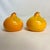 Rustic European 1976 Vintage Boho Chic Americana Yellow Onion Salt & Pepper Shakers - A Pair. For Sale - Image 3 of 9