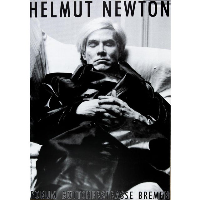 Andy Warhol Poster after Helmut Newton For Sale - Image 6 of 6