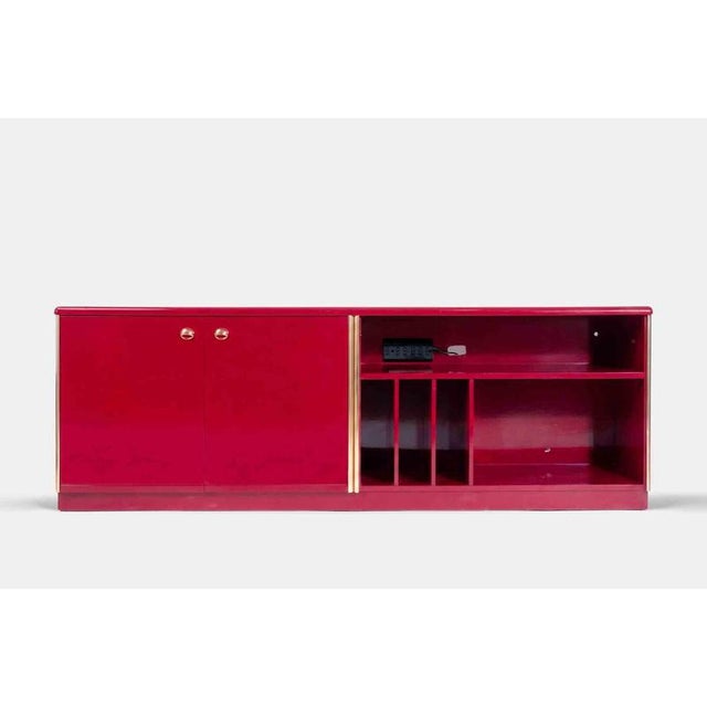Vintage Lacquered Sideboard by Cini Boeri, 1970s For Sale - Image 10 of 11