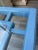 Wildwood Chelsea House Blue Trellis Side Table For Sale - Image 4 of 5