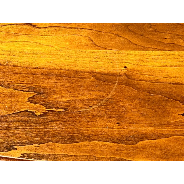 Brown Vintage Solid Cherry Queen Anne Style Coffee Table Attr. Pennsylvania House For Sale - Image 8 of 9