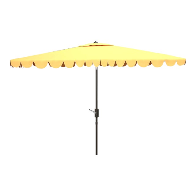 Venice 6.5x10 Rectangle Umbrella - Yellow For Sale