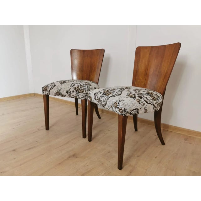 Set of Art Deco Dining Chairs by Jindrich Halabala For Sale - Image 11 of 14