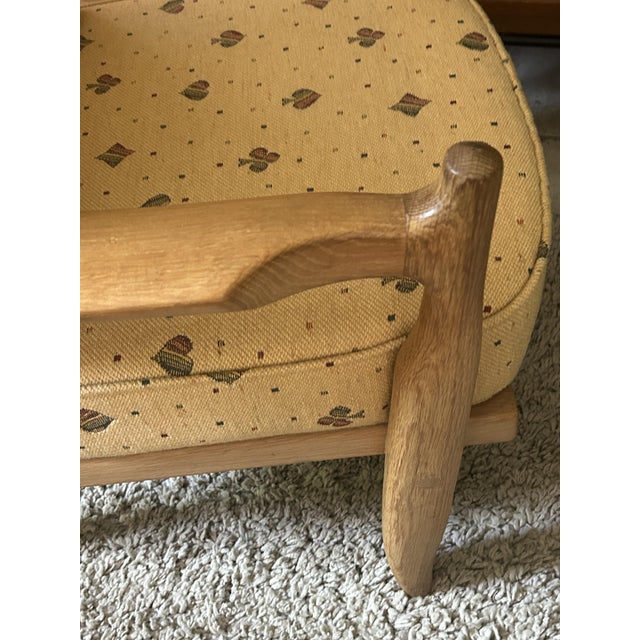 José Oak Armchair by Guillerme Et Chambron for Votre Maison, 1960 For Sale - Image 11 of 12