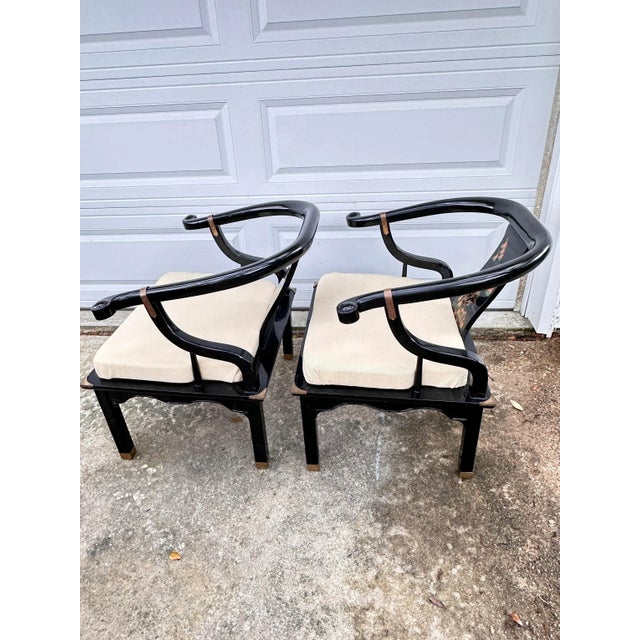 James Mont Ming Style Chairs-A Pair For Sale In New Orleans - Image 6 of 12