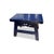Asian Style Elm Wood Butterfly Low Stool-Navy