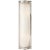 Dresser Long Glass Rod Light in Polished Nickel with Frosted Glass Liner Designer: Thomas O'Brien Height: 18" Extension:...
