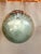 Chrome Contemporary Murano Style Balloton Green-Fume' Color Pendant For Sale - Image 8 of 8
