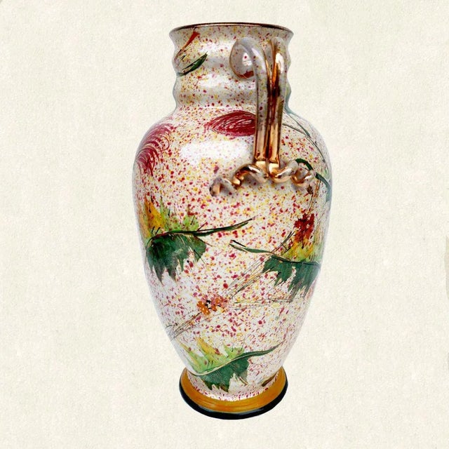 1940s Ceramic Vase by Giulio Pagliarini, 1940s For Sale - Image 5 of 12