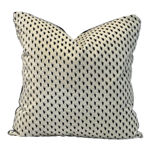 Scalamandré Ermine 22” Feather/Down Pillow