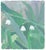 Michelle Farro Snowdrops Painting Botanical Print by Michelle Farro For Sale - Image 4 of 4