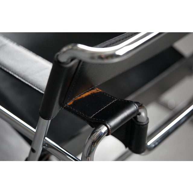 Vintage Wassily Chair by Marcel Breuer for Gavina For Sale - Image 11 of 18