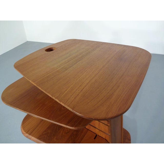 Tiered Console Table by Aksel Kjersgaard for Odder, Denmark, 1970s For Sale - Image 17 of 18