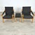 Laszlo Hetzendorfer Lounge Chairs With Ottoman - A Pair For Sale In New York - Image 6 of 7