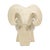 This striking pair of 1970s post modern ram sculptures by Masatoyo Kishi Kuki showcases a bold yet refined sculptural...