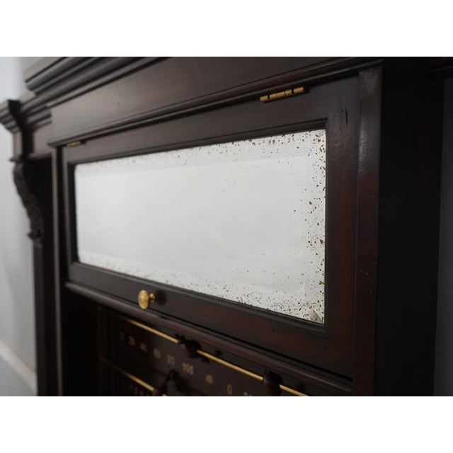 Maitland Smith 1330-454 Mahogany Billiards Rack For Sale - Image 9 of 13