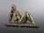 Germain Oury Desruelles, Art Deco Statue of Nude Woman with Lamb, 1925, Bronze on Marble Base For Sale - Image 6 of 6
