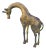 Large Vintage Brass Giraffe For Sale