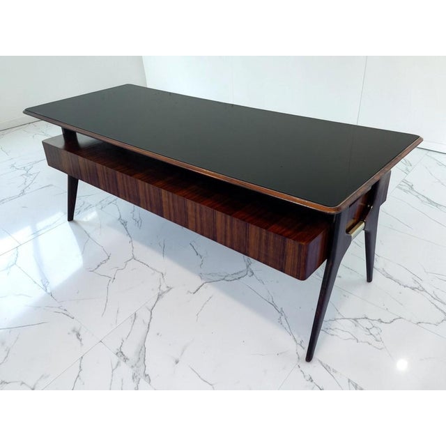 Mid-Century Modern Italian Executive Desk by Vittorio Dassi, 1956 For Sale - Image 17 of 18