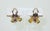 1960s 1960's Amber Crystal & Rhinestone Starburst Earrings For Sale - Image 5 of 12