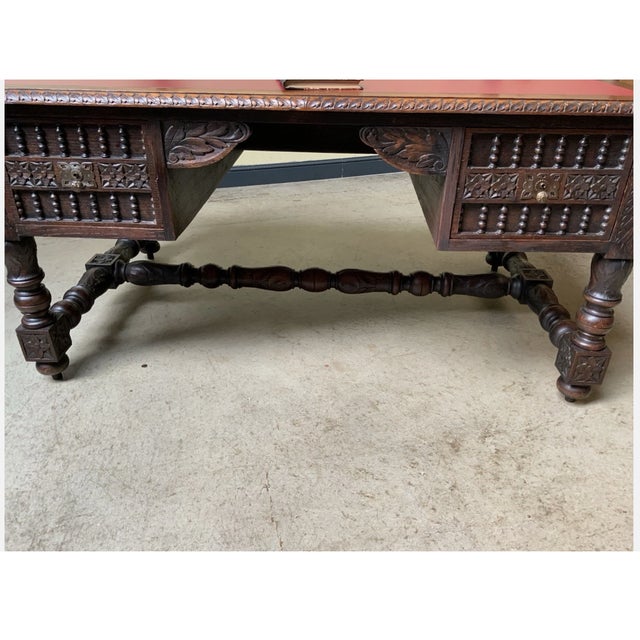 Antique, Imposing Desk from Brittany, 1880 For Sale - Image 11 of 12
