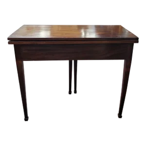 Early American Flip Top Mahogany Farm Table