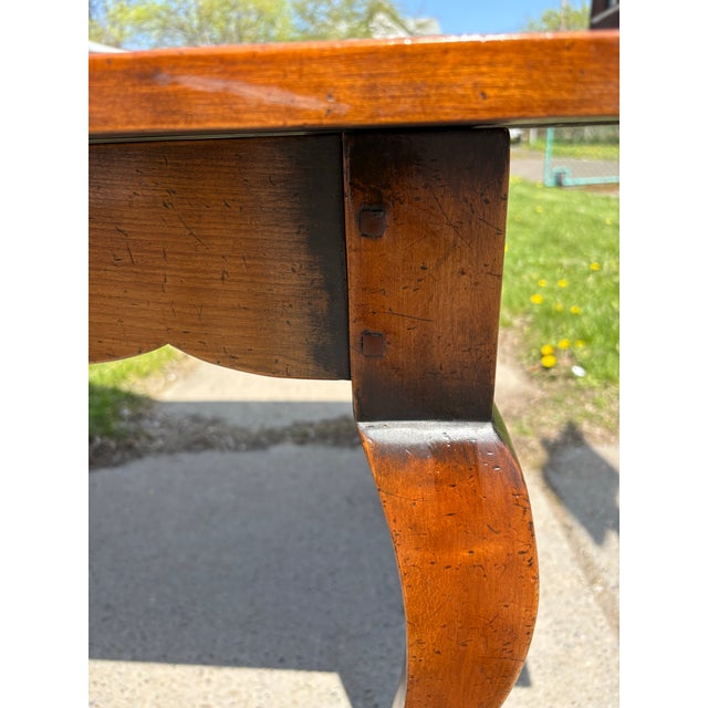 French Country Vintage Handcrafted French Country Style Dining Table For Sale - Image 3 of 12