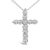 Embrace both divine inspiration and impeccable style with this exquisite 14K white gold necklace, featuring a delicately...