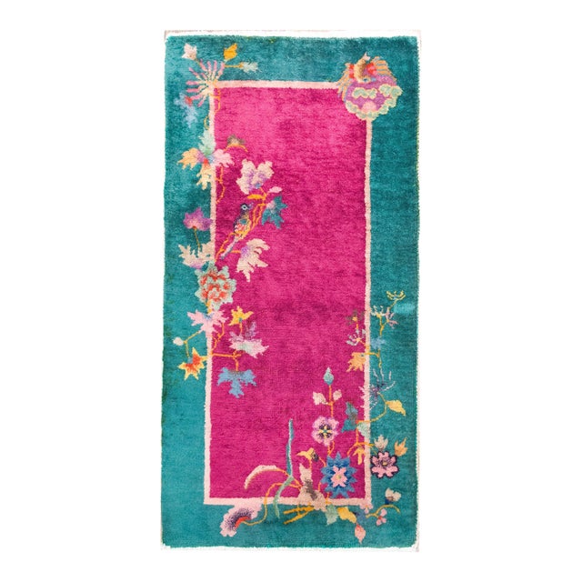 Early 20th Century Chinese Art Deco Rug For Sale