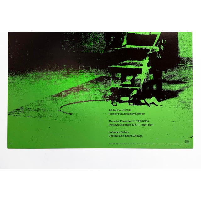 This original, large-scale, offset lithograph (poster) produced in 1969 comes directly from the estate of Andy Warhol. The...