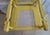 Antique Victorian Renaissance Revival Carved Wood Cane Armchair in Yellow For Sale - Image 4 of 10