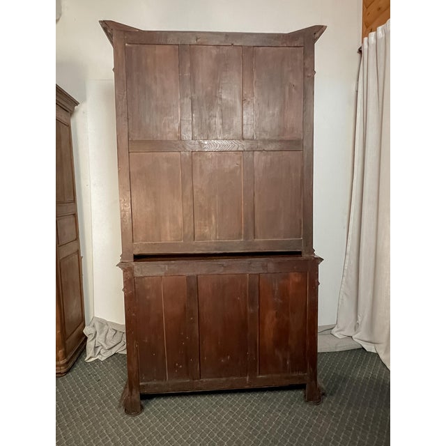 Antique French Normandy Solid Oak Hutch, Early 20th Century For Sale - Image 9 of 14