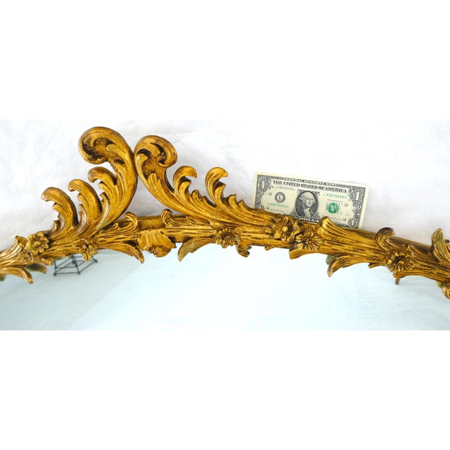La Barge Large Fine 61” Long Oval Gilt Gesso Rococo Louis VX Style MINT For Sale - Image 4 of 15