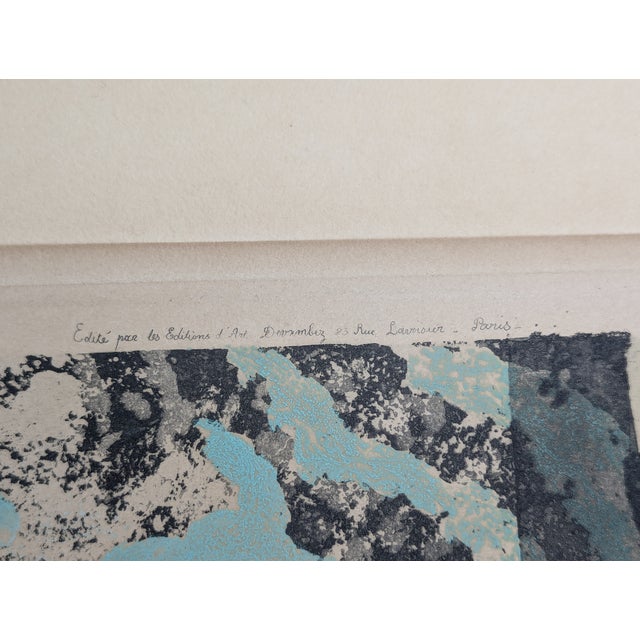 Green Louis Icart "Intimité" (Intimacy) 1928 Original Signed Etching Aquatint For Sale - Image 8 of 10