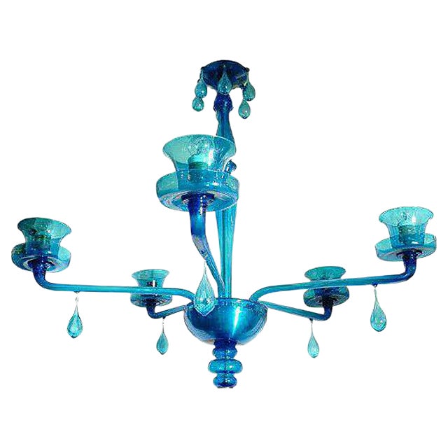 Chandelier from Venini For Sale