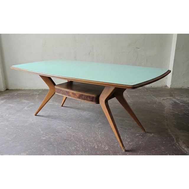 Wood Vintage Italian Dining Table, 1950s For Sale - Image 7 of 7