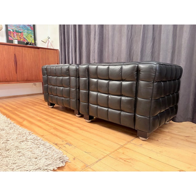 Kubus 8020 Armchairs by Josef Hoffmann for Wittmann, Austria, 1980s, Set of 2 For Sale - Image 13 of 18