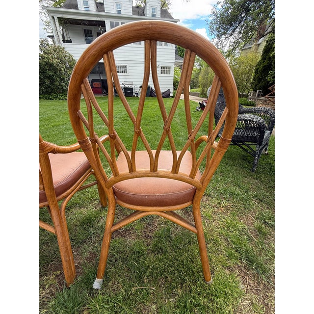 Mid Century Bentwood Arm Chairs Set of Four For Sale - Image 10 of 12