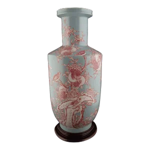 Early 20th Century Chinese Porcelain Flower and Bird Bangchuiping
