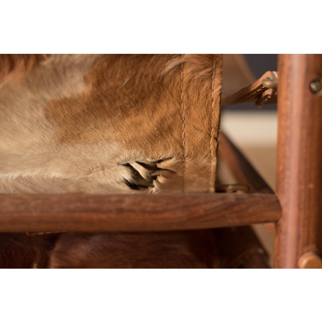 Mid Century Rosewood Sirocco Safari Lounge Chair and Ottoman by Arne Norell For Sale - Image 13 of 18