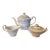 Seyei Fine China Japan Tea Set "Brilliant" #3208 - Platinum Trim - Mint - 1970s For Sale