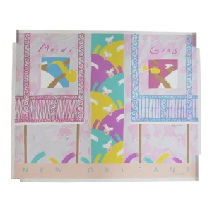 Robert Guthrie Mardi Gras Signed Silkscreen 184/1000 Limited Edition