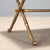 Coffee Table with Brass Base, 1950s For Sale - Image 5 of 8