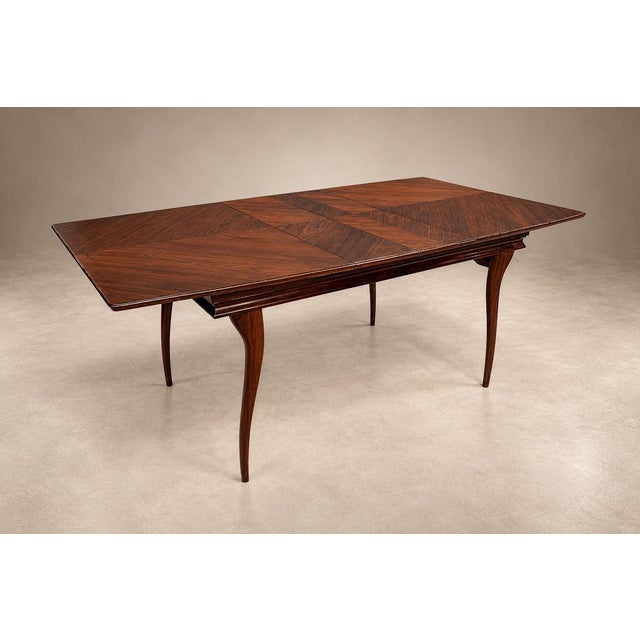 Brazilian Modern Three-Position Extendable Dining Table in Caviúna Hardwood, 1960s For Sale In New York - Image 6 of 18